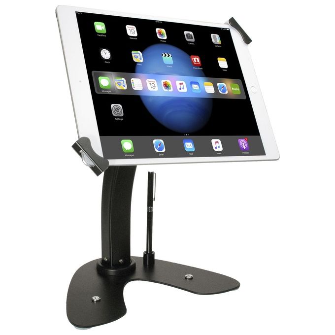 Nilox Supporto da Tavolo Regolabile per Tablet con Doppio SecureLock