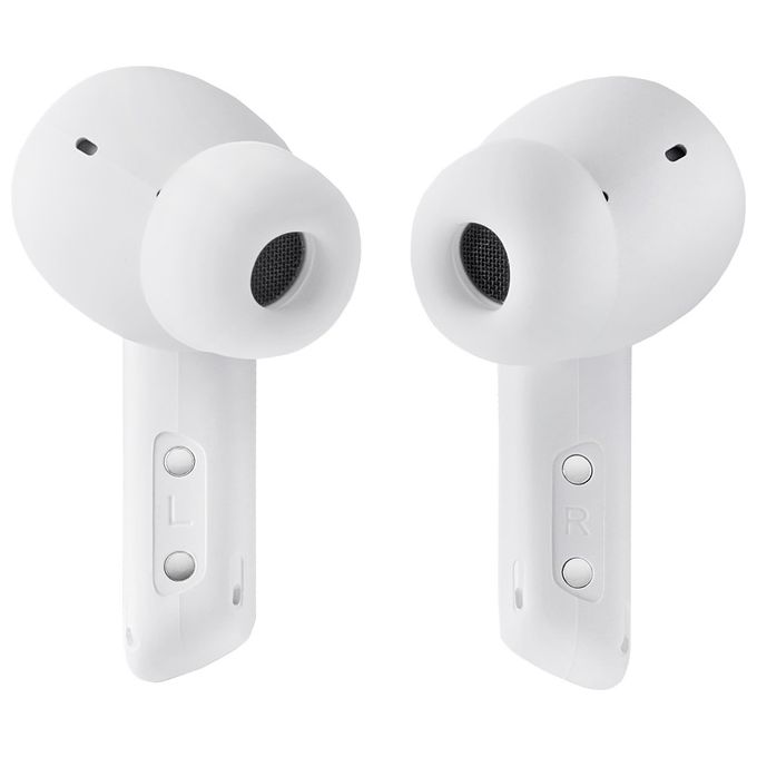 Intenso Buds Pro Cuffie TWS True Wireless T512HAE con Hybrid ANC ENC Bluetooth e fino a 35 Ore di Riproduzione Musicale Bianco