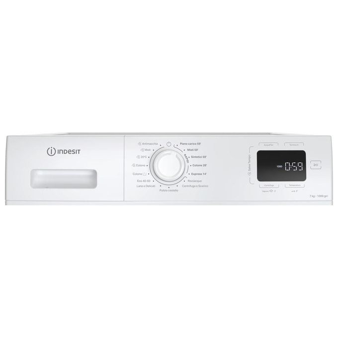 Indesit IM760MYTIMEIT MY TIME Lavatrice Carica Frontale 7 Kg 1000 rpm Classe A 15 Programmi (85x60x50 cm) colore Bianco
