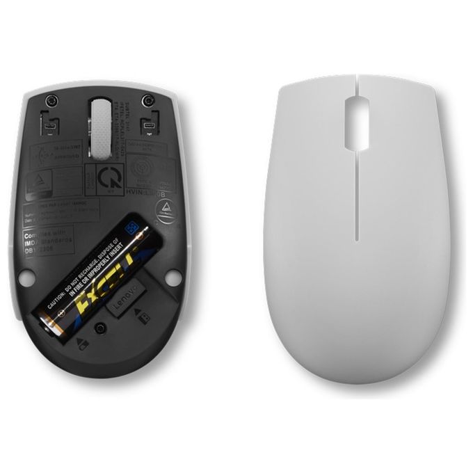 Lenovo 300 Wireless Compact Mouse Arctic Grey