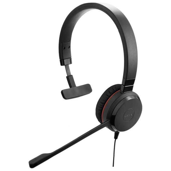 JABRA Evolve 30 II Cuffia Padiglione Auricolare Usb Tipo-C Nero per Voip e Networking