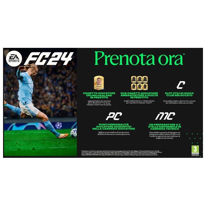 Electronic Arts Videogioco FC 24 per Pc