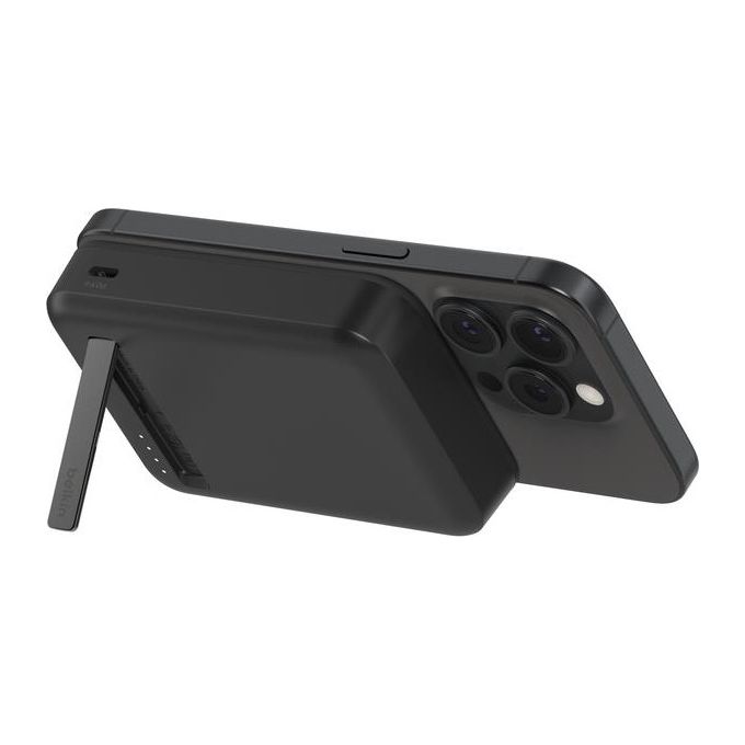 Belkin BoostCharge Pro Power Bank Wireless 10.000 mAh con Qi2 Nero