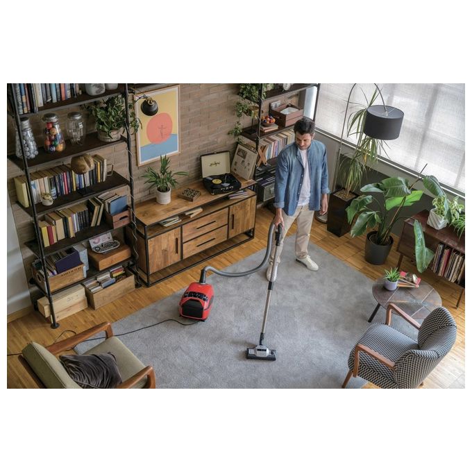 Hoover H-ENERGY 700 HE710HM 011 5 L Aspiratore a Cilindro Secco 850W Sacchetto per la Polvere Tulip Red