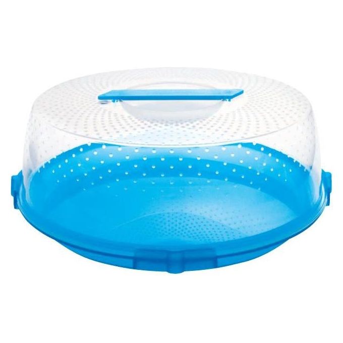 Cosmoplast Copritorta per Forno a Microonde in Plastica 32 cm Colori Assortiti