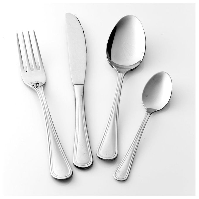 Set 6 Cucchiaini da Frutta Oxford in Acciaio Inox
