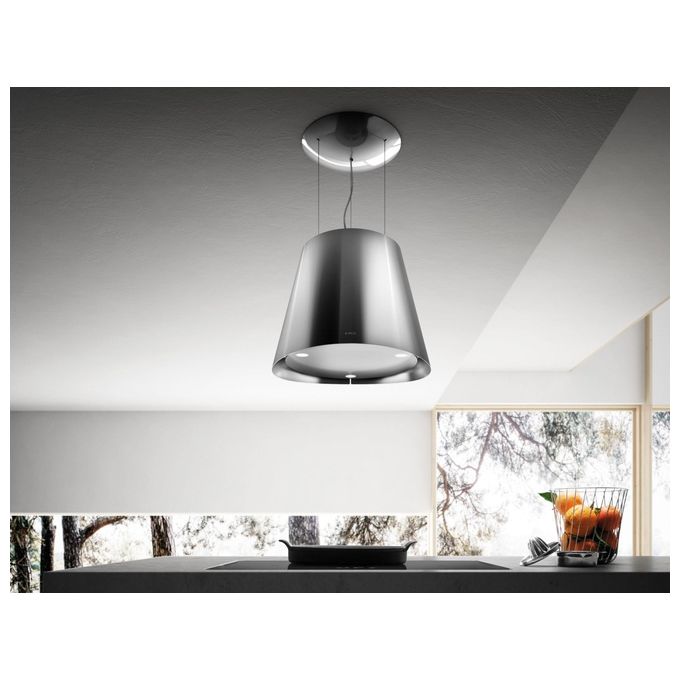Elica PRF0120354A EASY UX IX-F-50 Cappa a Isola Classe energetica A 3 Velocita' Filtrante 50 cm Inox