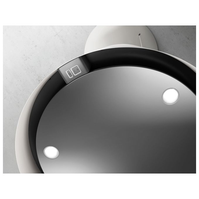 Elica PRF0120352A EASY UX BL-F-50 Cappa a Isola Classe energetica A 3 Velocita' Filtrante 50 cm Nero
