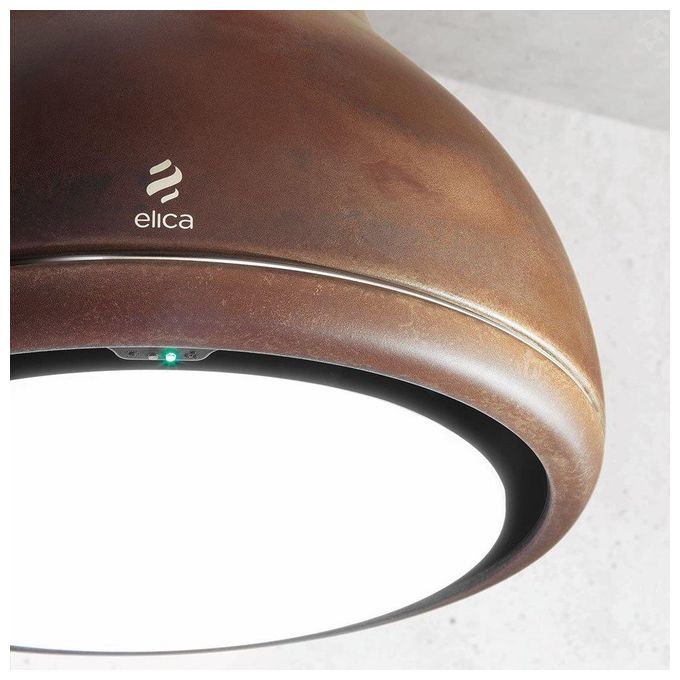 Elica SHINING RU-F-50 RUST Cappa Filtrante a Isola sospesa 50 cm Classe energetica A Ruggine PRF0120528A