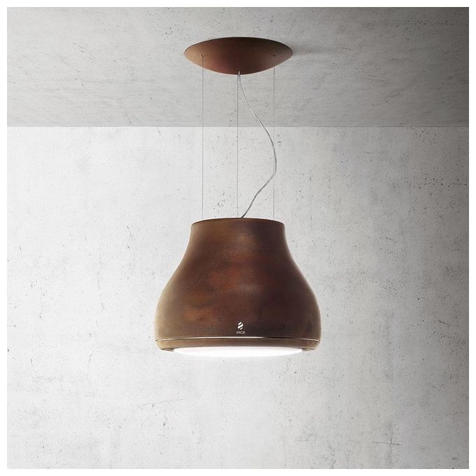 Elica SHINING RU-F-50 RUST Cappa Filtrante a Isola sospesa 50 cm Classe energetica A Ruggine PRF0120528A