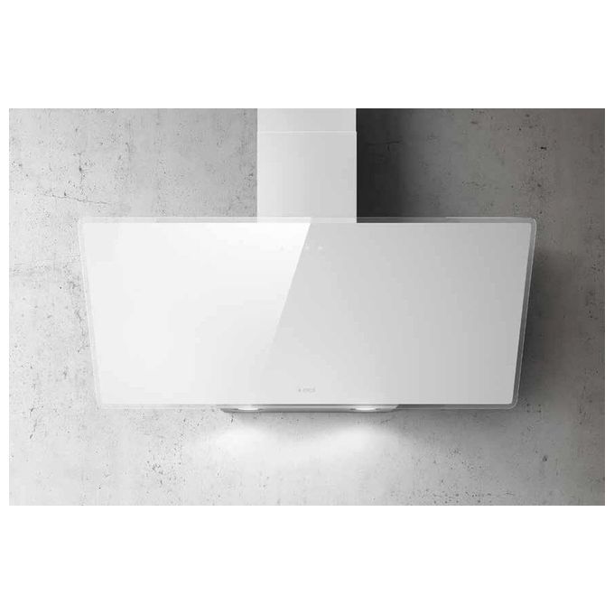 Elica SHIRE WH-A-60 Cappa a parete aspirante Comandi touch control 60 cm Classe energetica A+++ 650 m3-h Vetro Bianco PRF0119823A