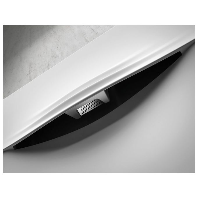 Elica PRF0117448 CONCETTO SPAZIALE WH-F-75 - Cappa a parete filtrante 75 cm, 779 m³-h, Classe A, 54 dB, Controllo touch, 3 velocita', Sensor Technology e illuminazione LED 7 W, Bianco
