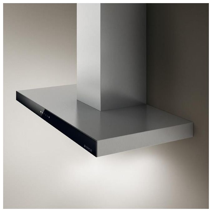 Elica JOY BLIX-A-60 PRF0104625A Cappa a Parete Classe energetica C Aspirante Touch Control Illuminazione LED 60 cm Inox-Vetro Nero