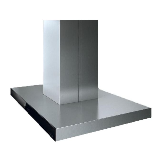 Elica JOY ISLAND BLIX-A-90 PRF0104628A Cappa a Isola Classe energetica C 3 Velocita' Aspirante Touch Control Illuminazione LED 90 cm Inox-Vetro Nero