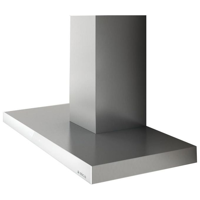 Elica JOY WHIX-A-90 PRF0104631A Cappa a Parete Classe energetica C 3 Velocita' Aspirante Touch Control Illuminazione LED 90 cm Inox-Vetro Bianco