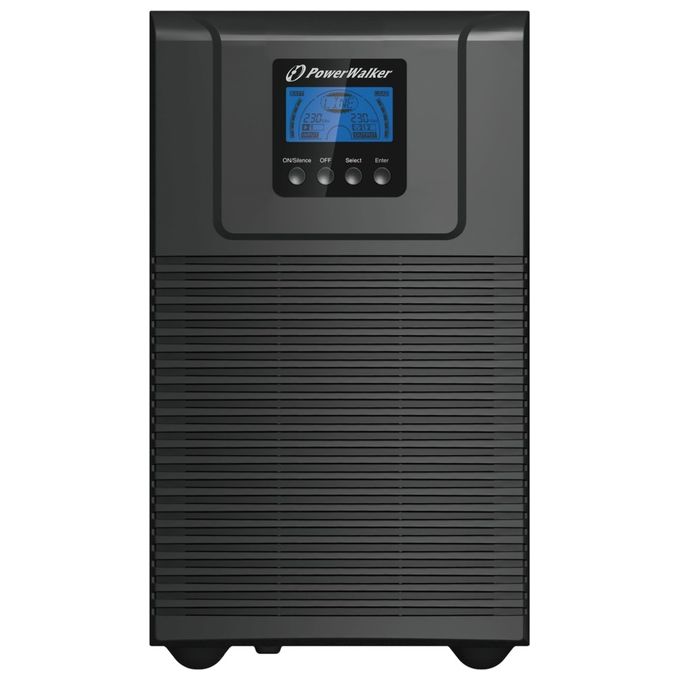 PowerWalker VFI 3000 TGB Doppia Conversione Online 3000VA 5 Prese AC Nero Gruppo di Continuita' UPS