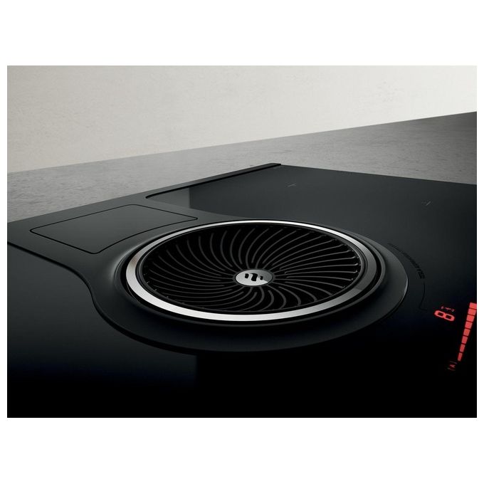 Elica NIKOLATESLA HP BL-F-830x515 G5 Piano cottura aspirante a Induzione con cappa filtrante integrata 4 zone 83 cm Comandi Touch control 536 m3-h Vetro Nero PRF0120976A