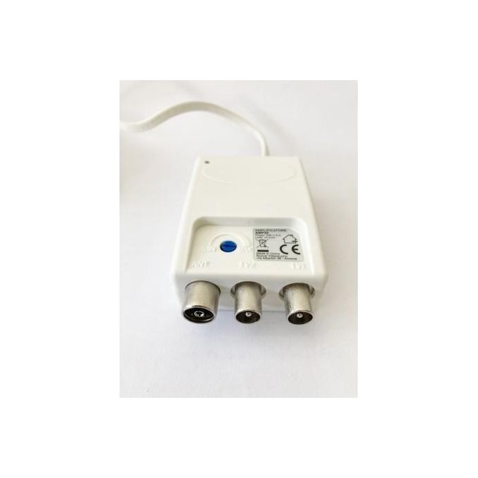 Nuova Video Suono Amplificatore Antenna Segnali Tv-Dvb Amplificatore da Interno per Antenna Tv 2 Uscite