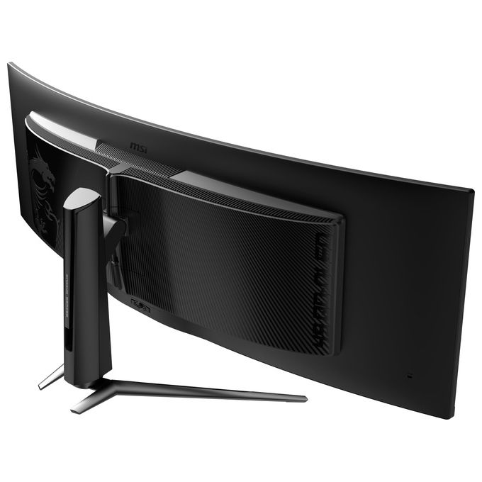 MSI MPG 491CQP QD-OLED Monitor Gaming Curvo 49'' OLED Quantum Dot DQHD (5120x1440) 144Hz - 003ms 99% DCI-P3 ΔE≤2 DisplayHDR True Black 400 KVM RGB DP 1.4a HDMI 2.1 USB Type-C