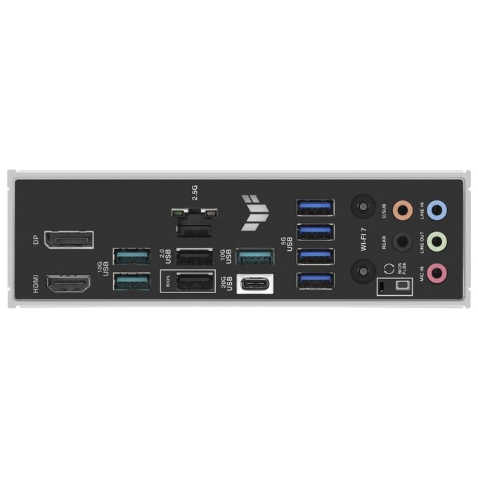 ASUS TUF Gaming B850-Plus WiFi Scheda Madre AMD ATX 1421 Fasi Alimentazione Slot DDR5 PCIe 5.0 Ready 3 slot M.2 WiFi 7 Ethernet Realtek 25 GB USB-C da 20 Gbps BIOS Flashback e Aura Sync