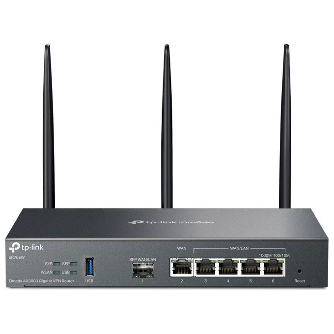 TP-Link Omada ER706W Router Wireless Gigabit Ethernet Dual-Band 2.4 GHz-5 GHz Nero