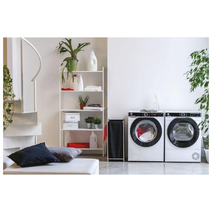 Hoover HWP49AMBC7-1-S Lavatrice caricamento frontale 9 Kg Classe A 1400 giri 53 cm Inverter Vapore