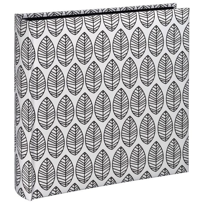 Hama La Fleur Jumbo Album Fotografico e Portalistino Bianco 30x30cm 100 Pagine Nere