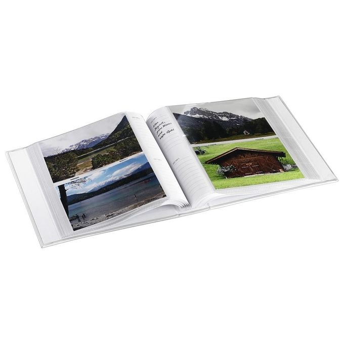 Hama Memo Rustico Album Fotografico 22,5x22,5cm 200 Foto 10x15cm Violetto