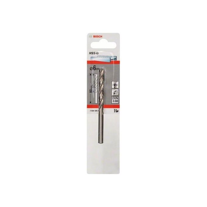 Bosch Punta per Metallo HSS-G 6.0x57x93mm