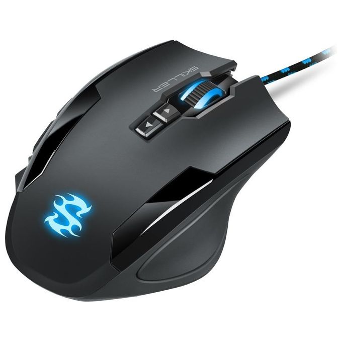 Sharkoon Skiller SGM1 Mouse Gaming 10800 Dpi Max Rgb Usb 1,8mt Nero