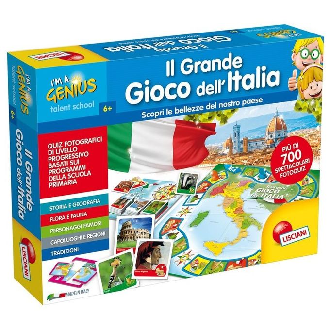 Lisciani Giochi 56453 I'm a Genius il Grande Gioco dell'Italia
