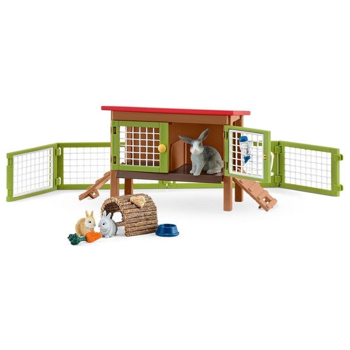 Schleich 2542420 - Stalla Dei Conigli