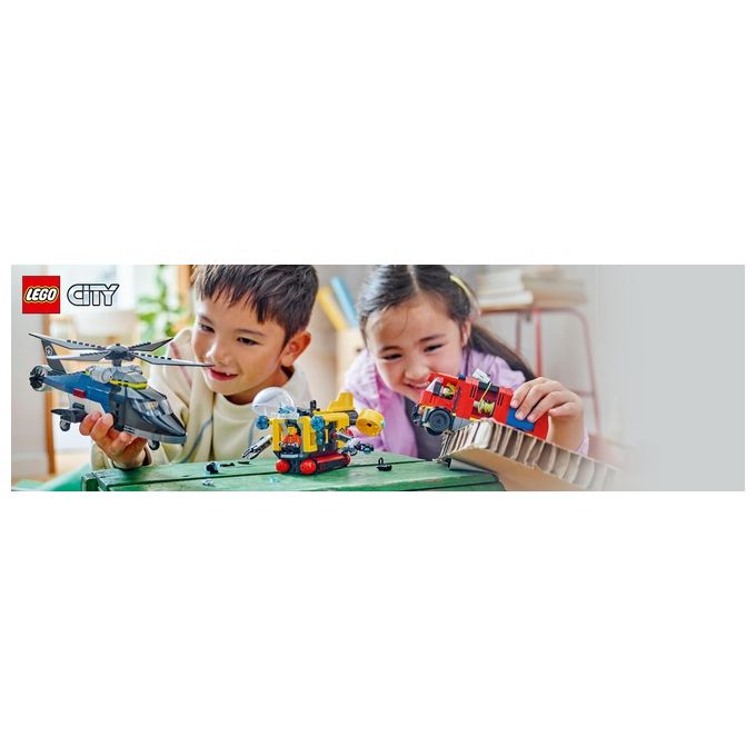 LEGO Set Costruzioni City 60462 Elicottero Autopompa Sottomarino MixeMatch per Creativita' senza Confini