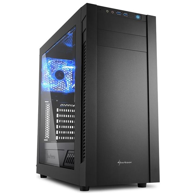 Sharkoon Case Atx 2xusb 3.0,2x120 fans Installed Window Black