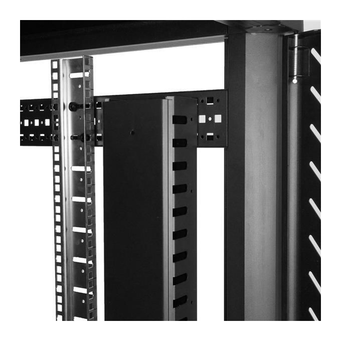Startech.com Pannello Gestione Cavi Orizzontale per Armadi Rack 40u Sistema Gestione Passacavi con Ganci