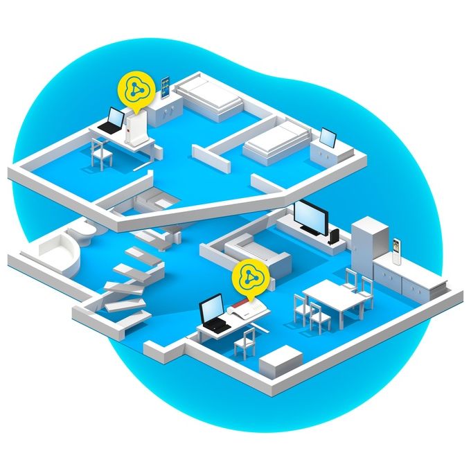 Fritz! Ripetitore 3000 Ax Edition International, Ripetitore Wi-Fi 6 Extender Triband Veloce Fino A 4.200 Mbit, S, Mesh, Access Point, 2X Gigabit Lan, Interfaccia In Italiano 20002991, Bianco