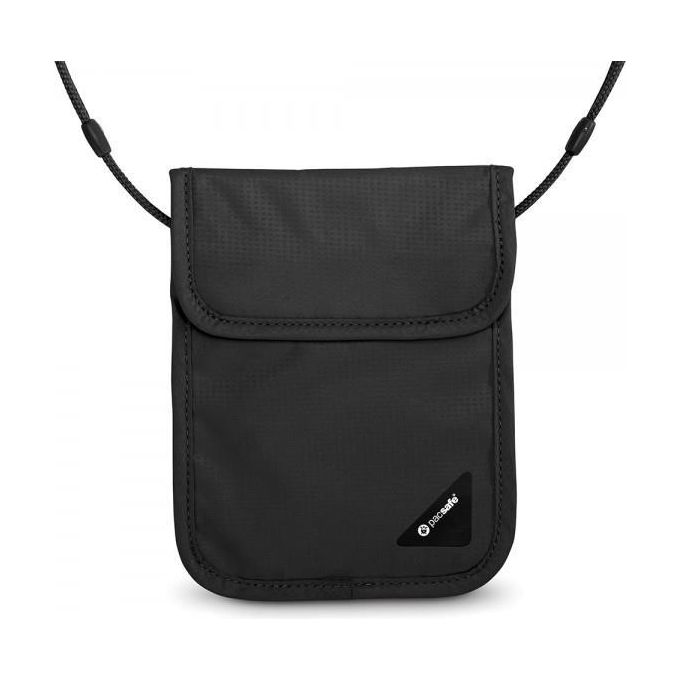 Pacsafe Coversafe X75 Portadocumenti da Collo Nero
