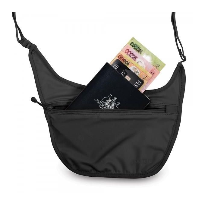 Pacsafe Coversafe S80 Borsa a Tracolla Segreta Nera