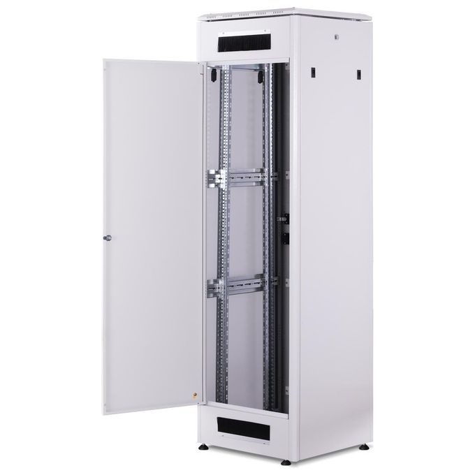 Digitus armadio 42 unita' linea professionale (a)2020 x (l)600 x (p)600 mm. colore grigio chiaro