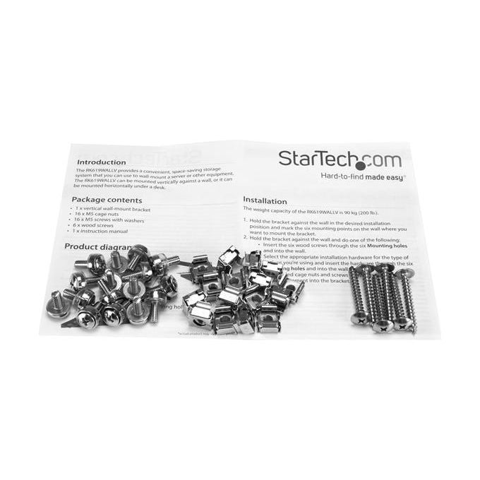 StarTech.com RK619WALLV Armadio per Server Rack Aperto 6U