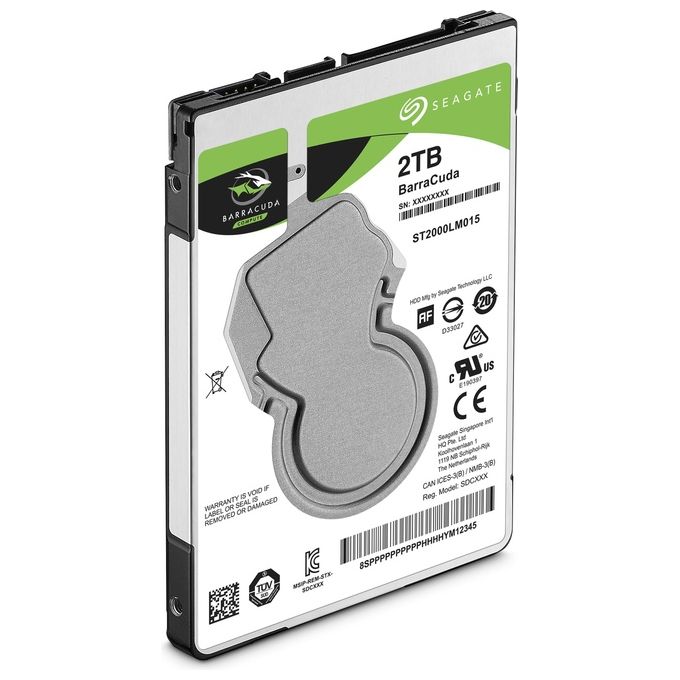 Seagate Mobile Barracuda 2.5 2tb sata 2,5 5400rpm 6gb-s 128mb 7mm