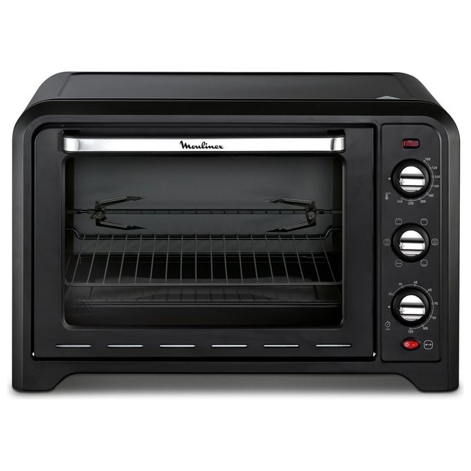 Moulinex OX4858 Optimo Forno Elettrico Ventilato Capacita' 39 Litri 2000W con 7 Modalita' di Cottura e Termostato Fino a 240° Nero