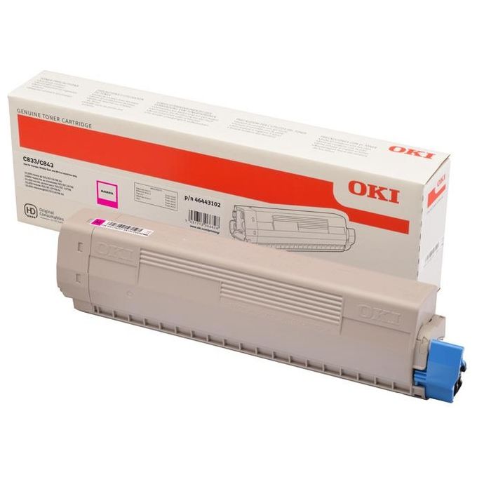 OKI Toner Magenta c833 843 Durata 10000 Pagine