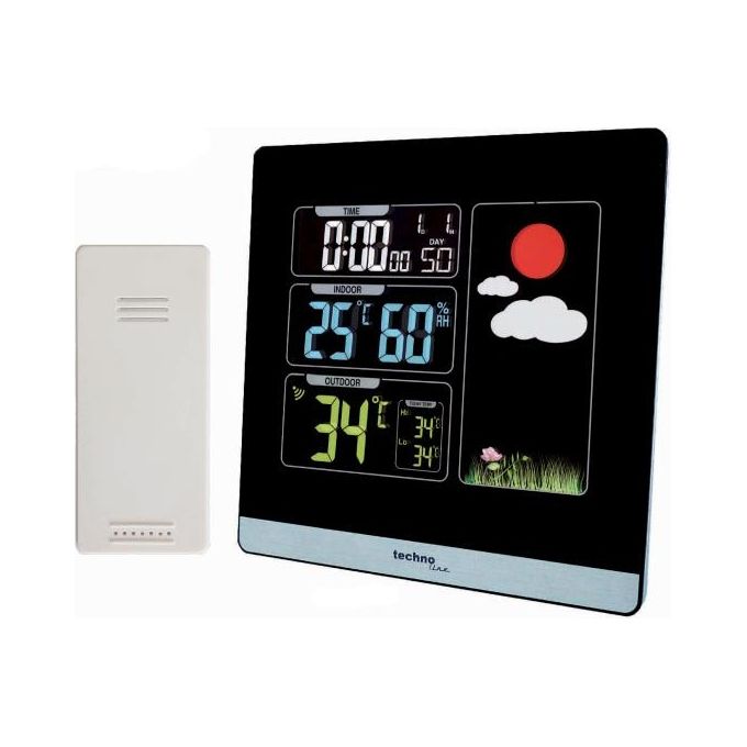 Technoline WS 6448 Stazione Meteo per Monitoraggio Ambientale e Previsioni Meteorologiche Avanzate