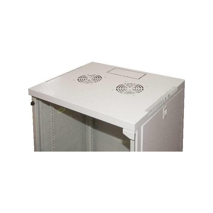 Link armadio 9 unita' da muro per reti (a)485 x (l)540 x (p) 450 mm colore grigio