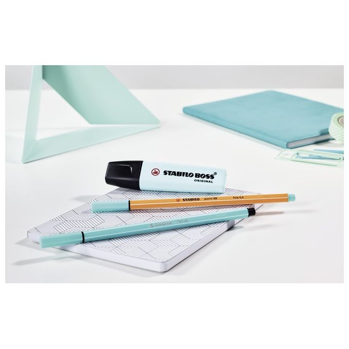 Evidenziatore - STABILO BOSS ORIGINAL Pastel - Astuccio da 4 - Colori assortiti