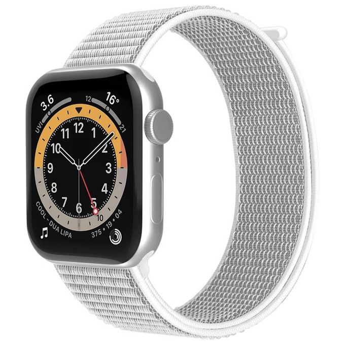 Celly WBand Cinturino per Apple Watch 42-44-45MM Strap Bianco