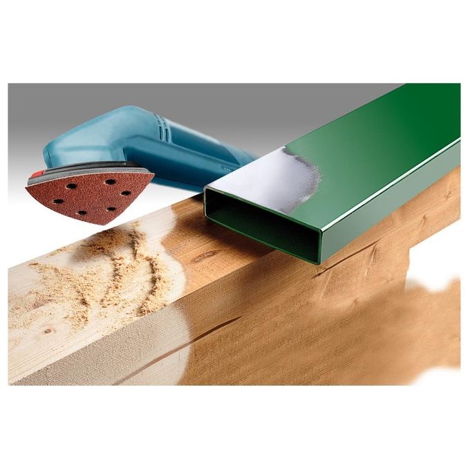 Kwb Abrasiva In Tre Sinistradell Per Legno E Metallo Autoadesivo 96Mm 5 Pezzi