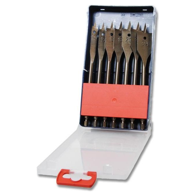 Kwb Set Mecchie Testa Piatta (7 Pz)