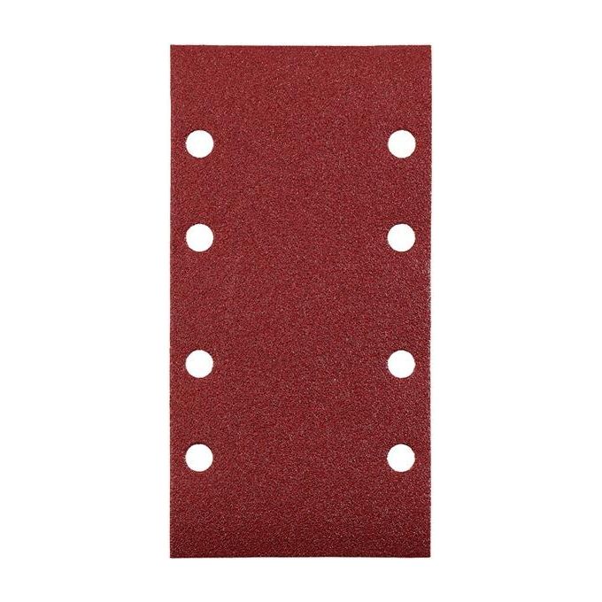 Kwb set 15 Fogli Abrasivi Legno 93x185 mm Preforati per Levigatrici Orbitali con Velcro